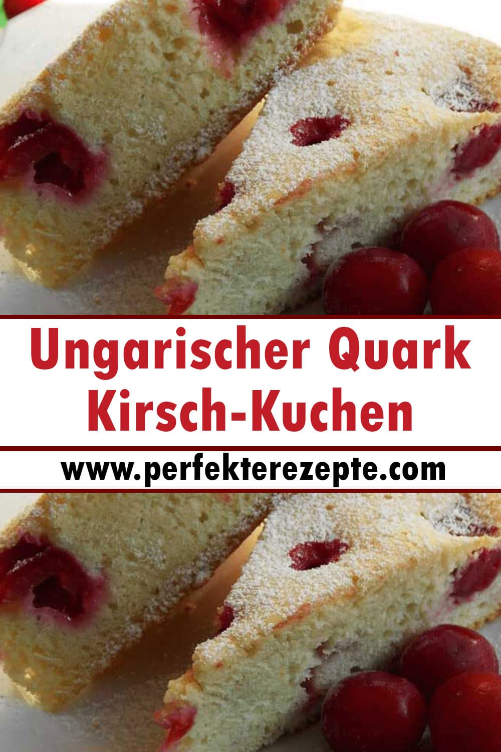 Ungarischer Quark-Kirsch-Kuchen Rezept