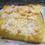 Versunkener Streuselkuchen mit Vanillepudding Rezept