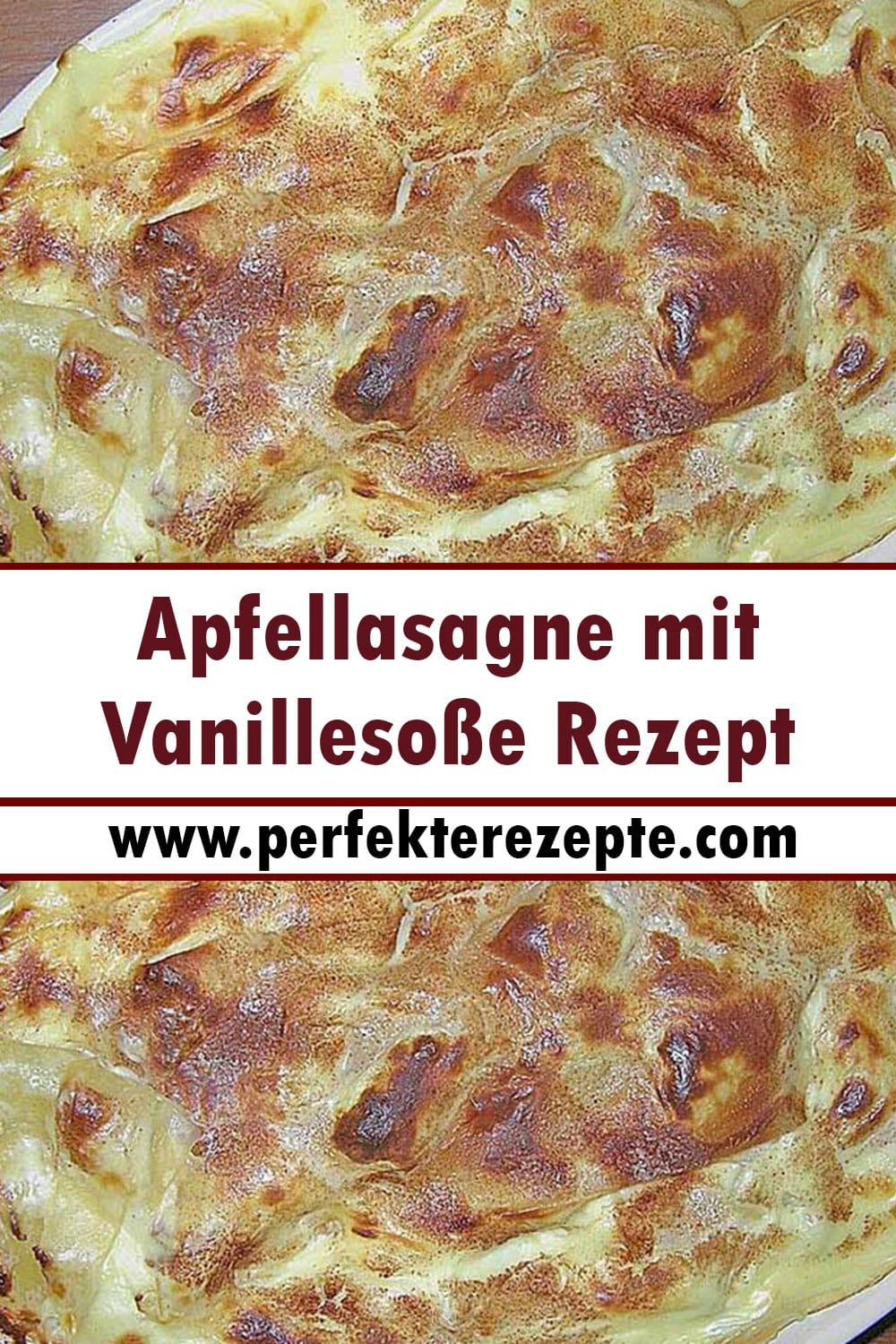 Apfellasagne mit Vanillesoße Rezept