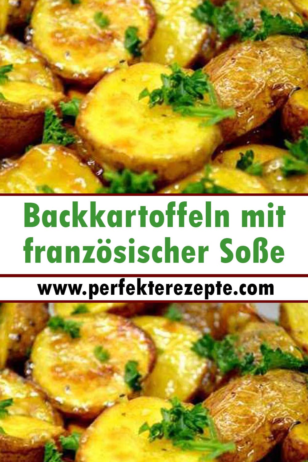 Backkartoffeln mit französischer Soße Rezept