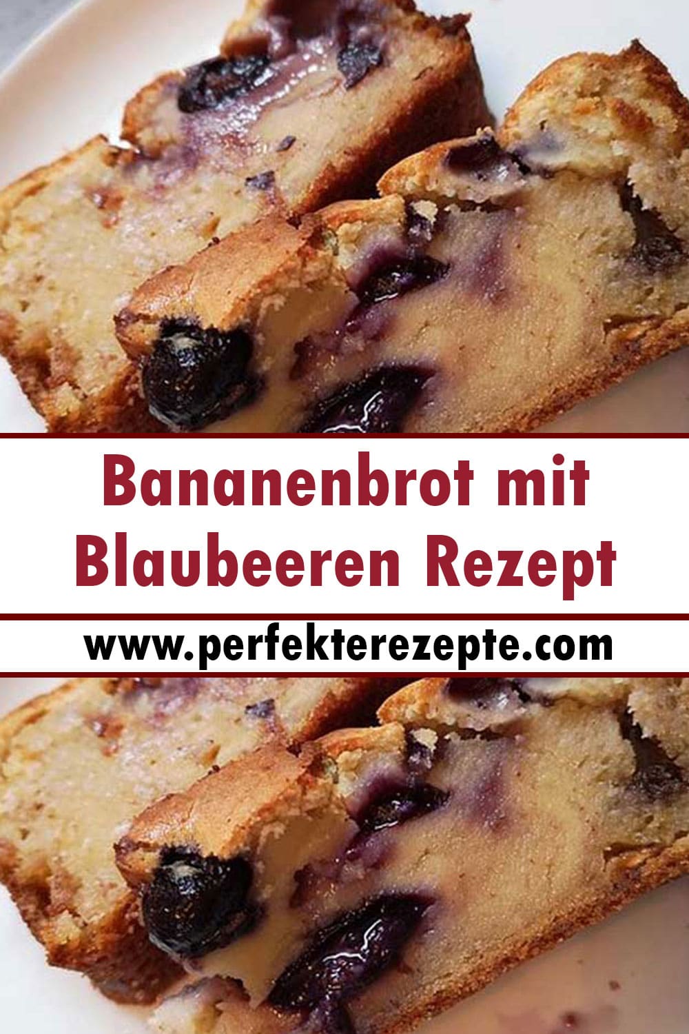 Bananenbrot mit Blaubeeren Rezept