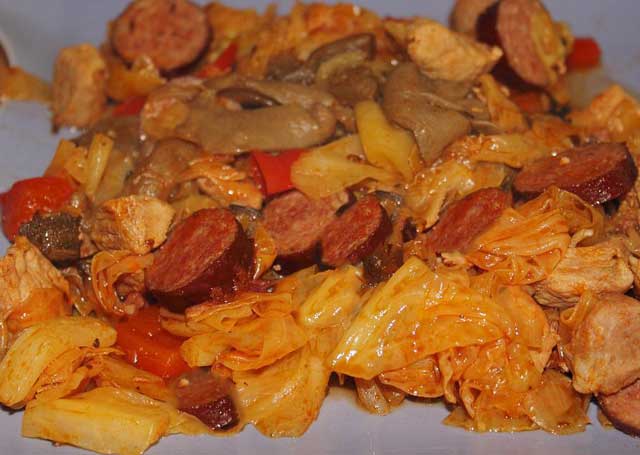 Bigos Rezept, Polnische Sauerkraut Speise