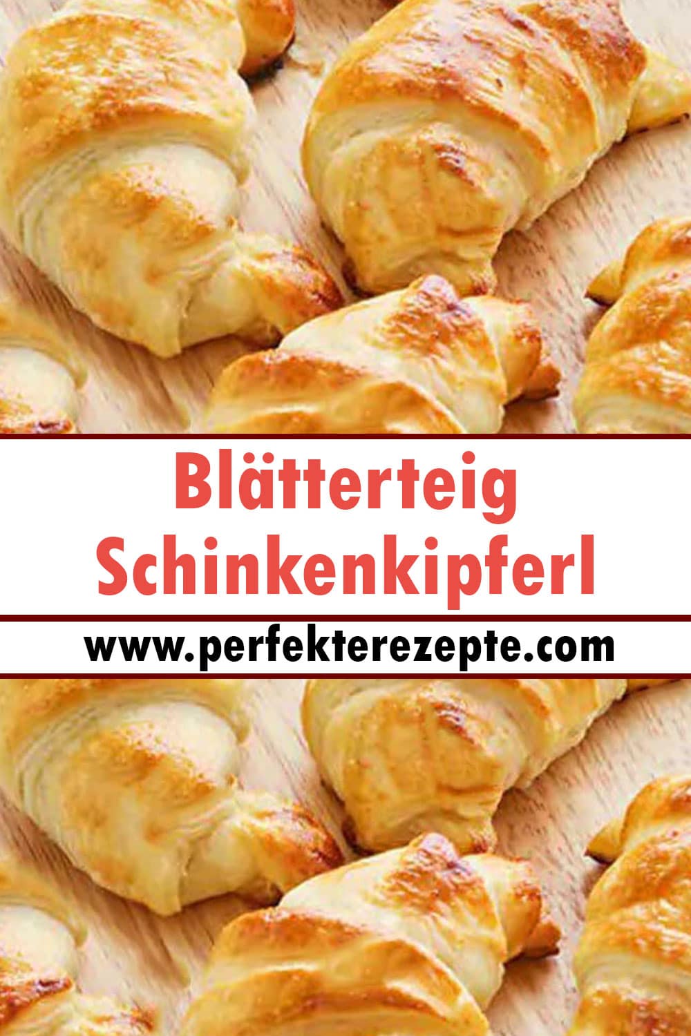 Blätterteig-Schinkenkipferl Rezept