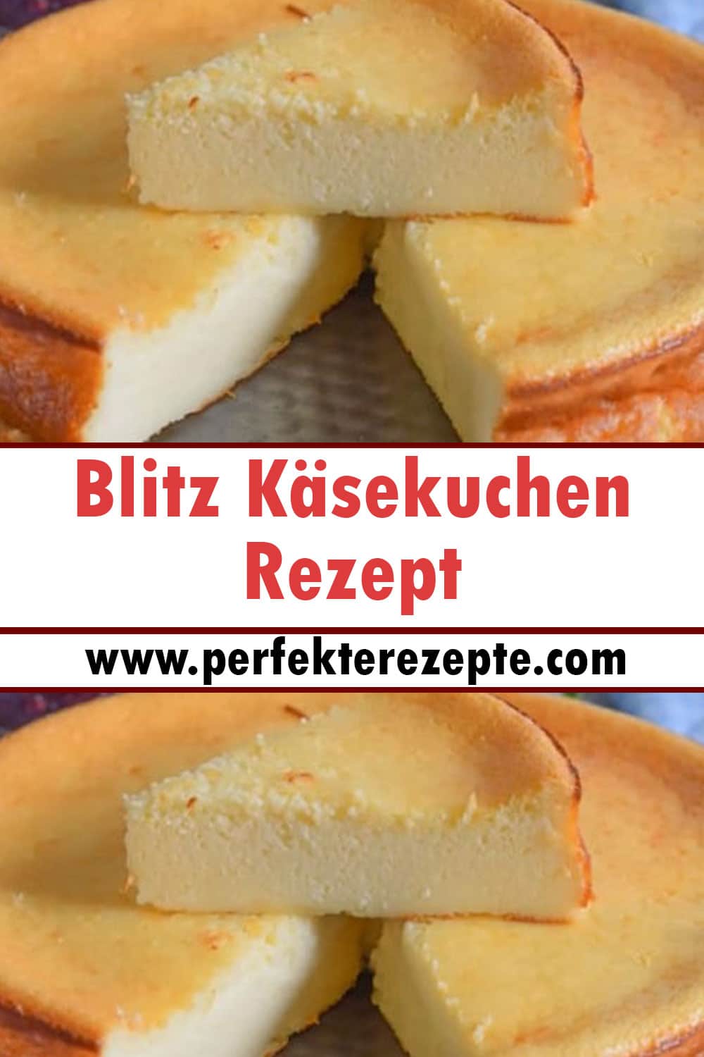 Blitz Käsekuchen Rezept