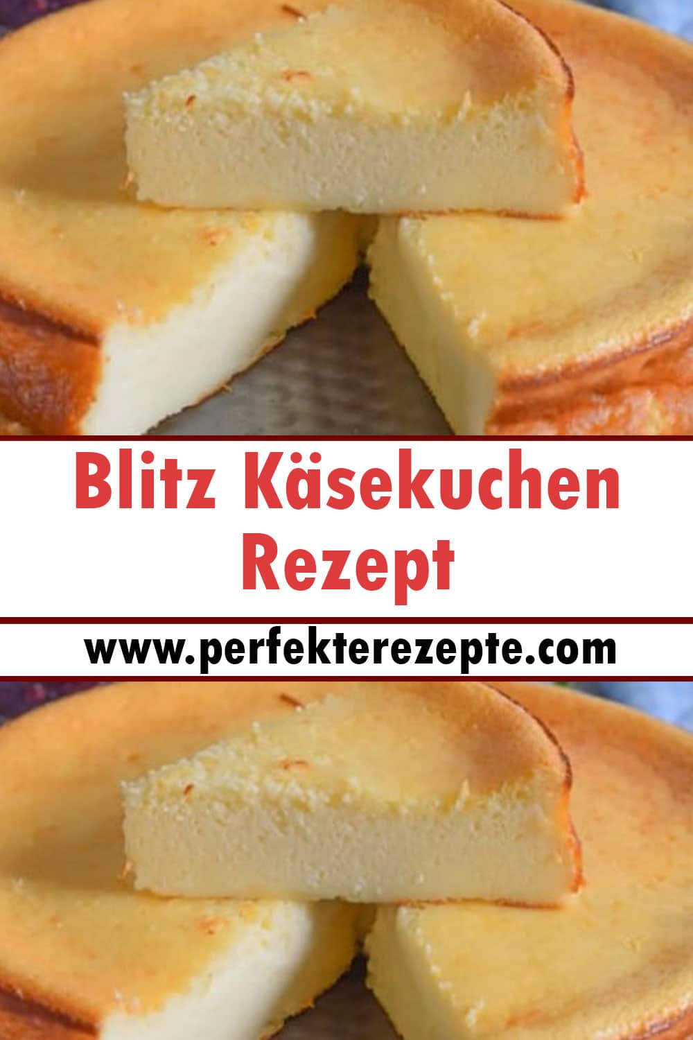 Blitz Käsekuchen Rezept