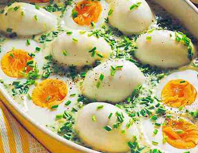 Eier in Senfsoße Rezept