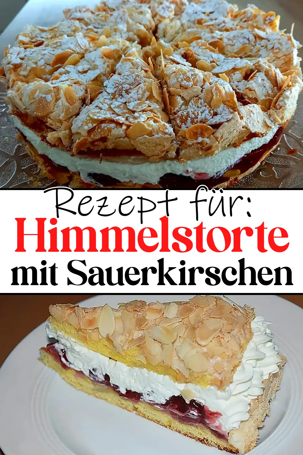 Himmelstorte mit Kirschen Rezept