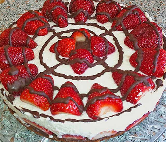 Erdbeer Mascarpone Torte Rezept