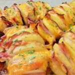 Fächerkartoffeln mit Schinken und Käse Rezept