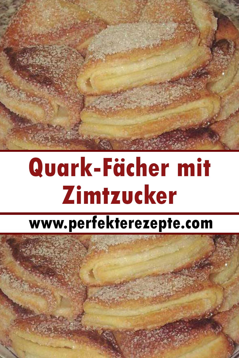 Fantastische Quark-Fächer mit Zimtzucker Rezept