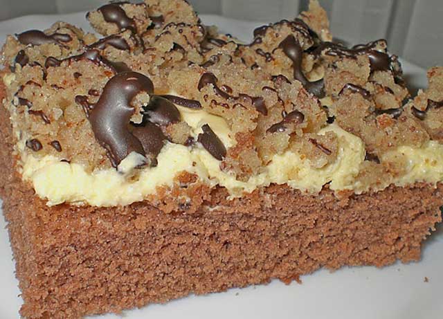 Friss Dich Dumm Kuchen Mit Vanillepudding Rezept