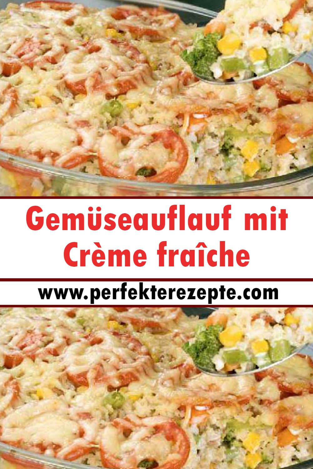 Gemüseauflauf mit Crème fraîche Rezept