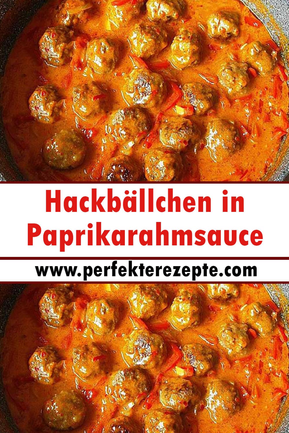 Hackbällchen in Paprikarahmsauce Rezept