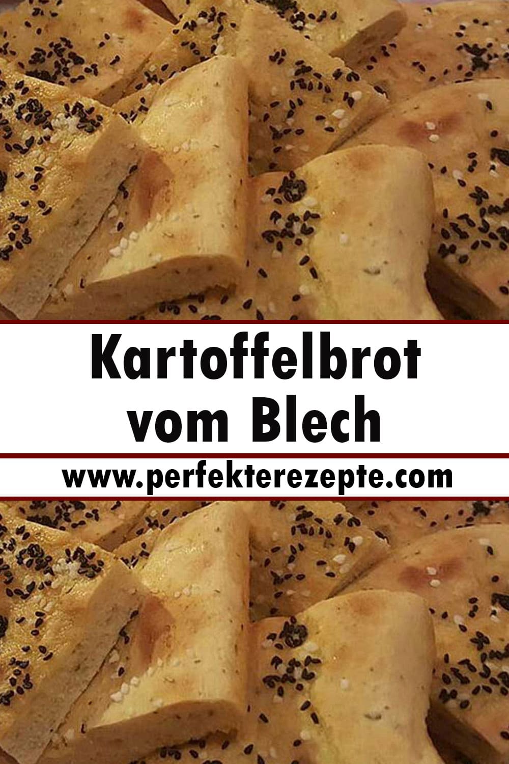 Kartoffelbrot vom Blech Rezept