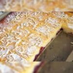 Käsekuchen mit Kirschen vom Blech Rezept