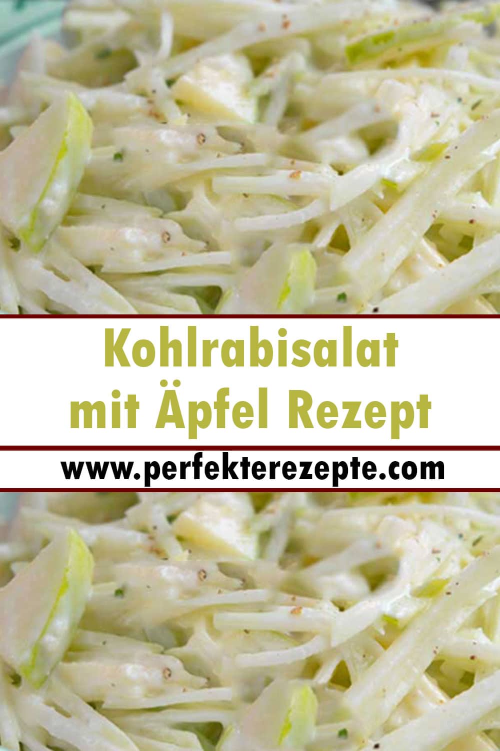 Kohlrabisalat mit Äpfel Rezept