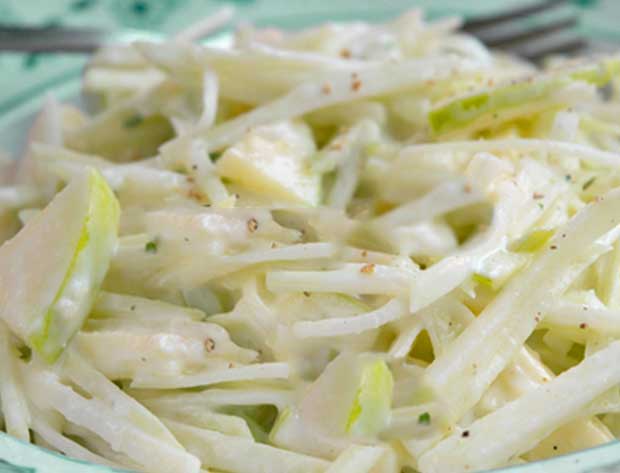 Kohlrabisalat mit Äpfel Rezept