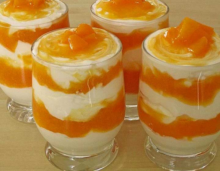 Pfirsich – Sahnetraum Rezept