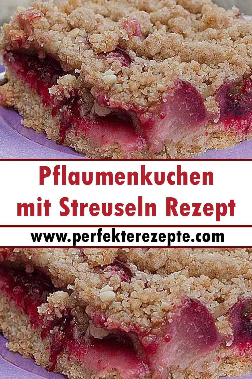 Pflaumenkuchen mit Streuseln Rezept