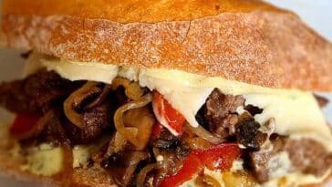 Philadelphia Philly Cheesesteak Sandwich Rezept