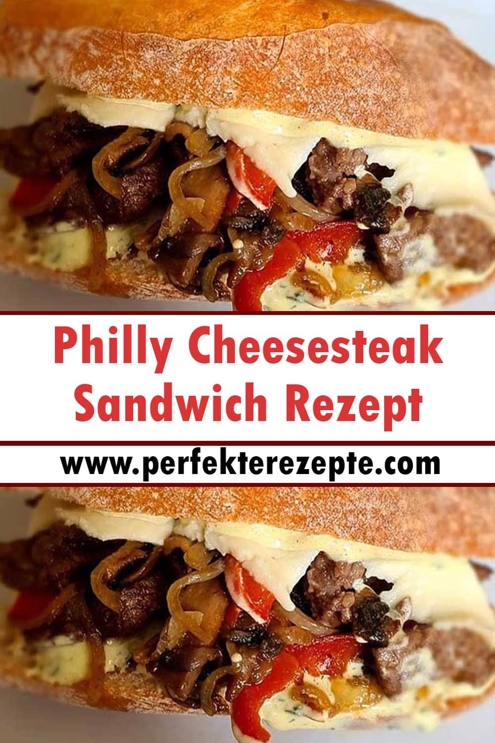 Philadelphia Philly Cheesesteak Sandwich Rezept
