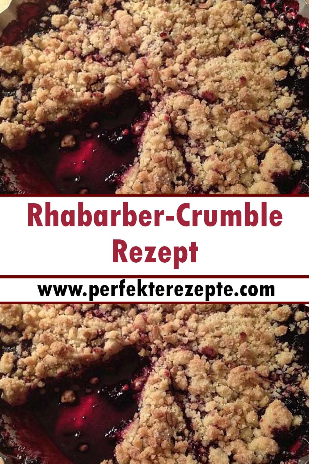 Rhabarber-Crumble Rezept