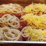 Sahneschnitzel mit Mett & Käse, überbacken Rezept