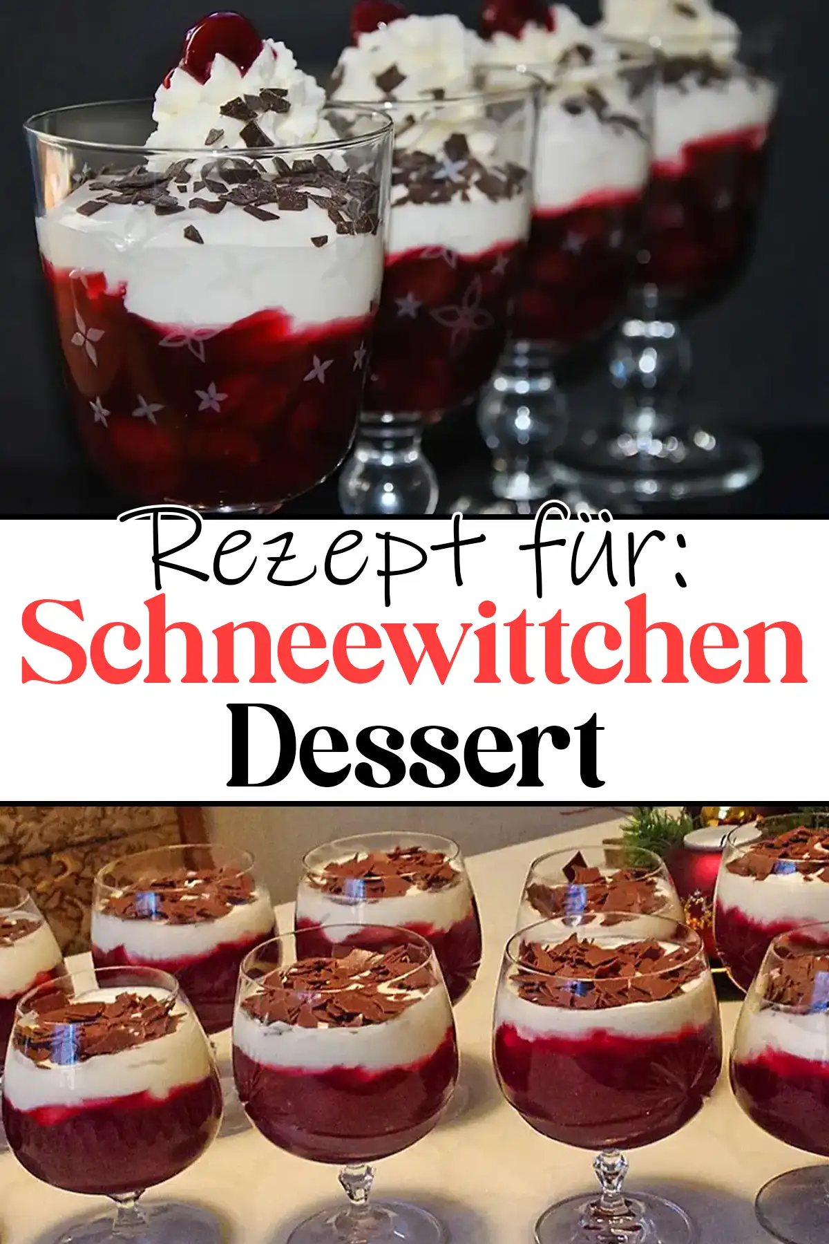 Schneewittchen Dessert Rezept