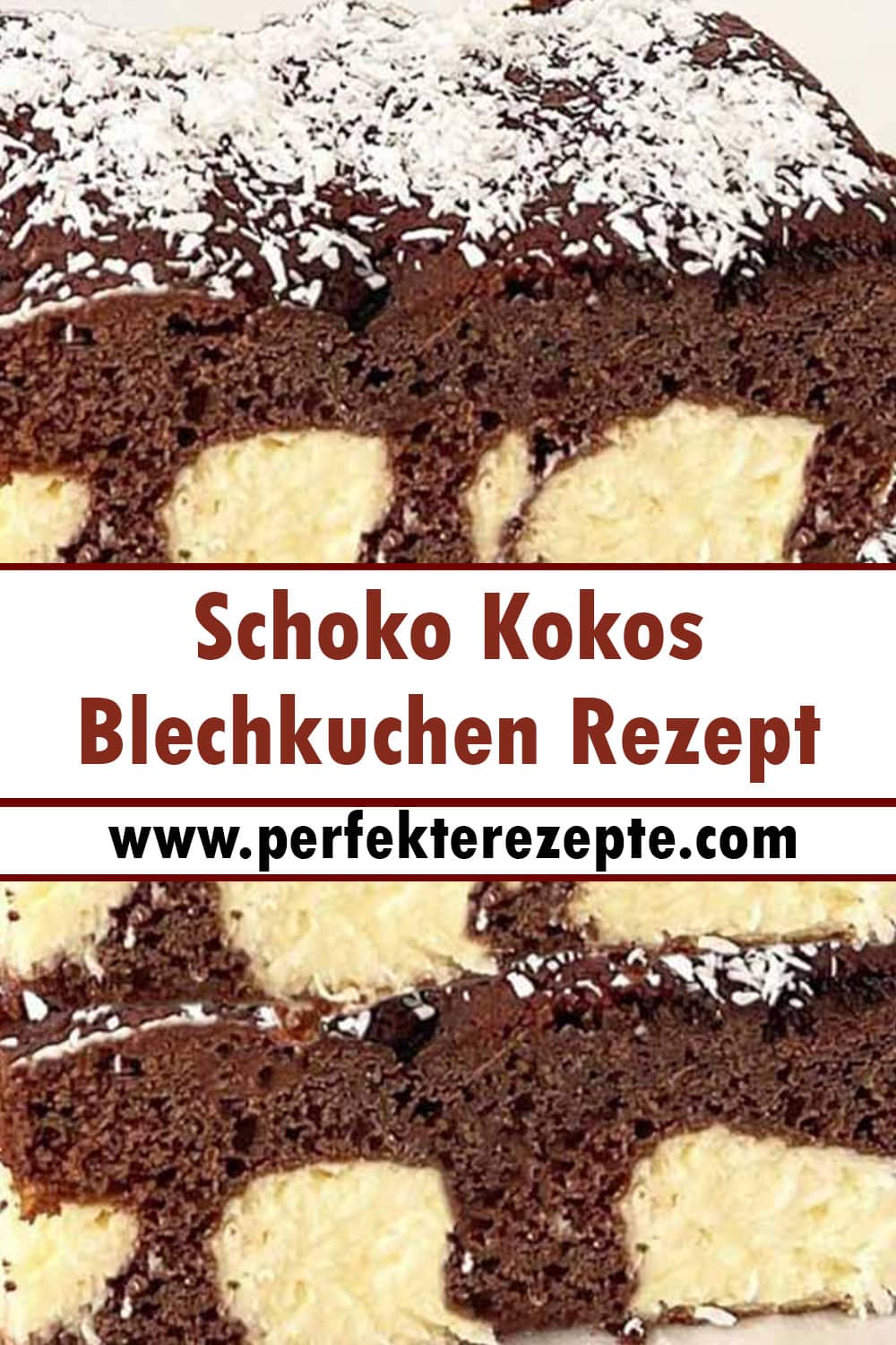 Schoko Kokos Blechkuchen Rezept