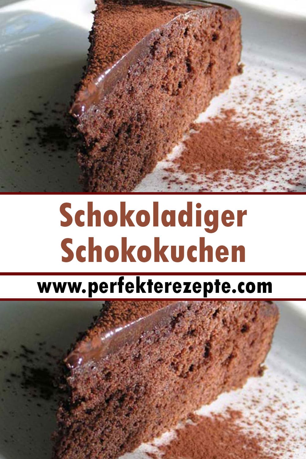 Schokoladiger Schokokuchen mit beschwipster Glasur Rezept