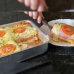 Toast Mozzarella Auflauf aus dem Backofen Rezept