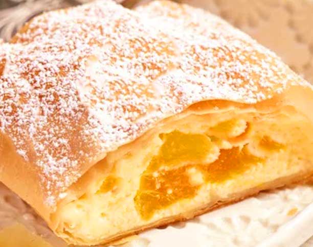 Topfen – Marillenstrudel Rezept