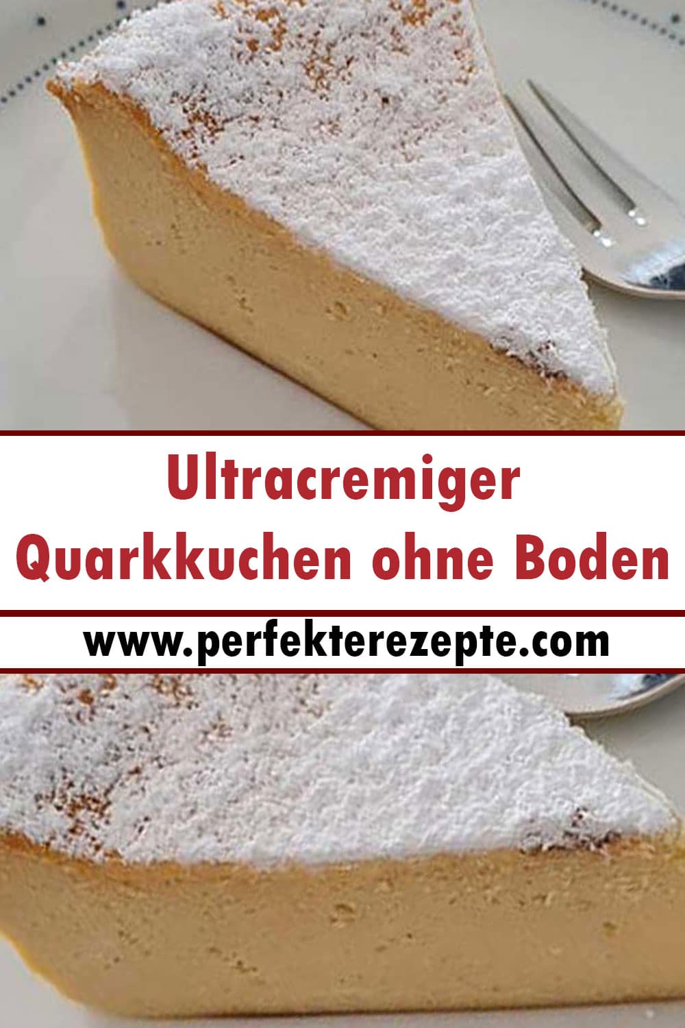 Ultracremiger Quarkkuchen ohne Boden Rezept