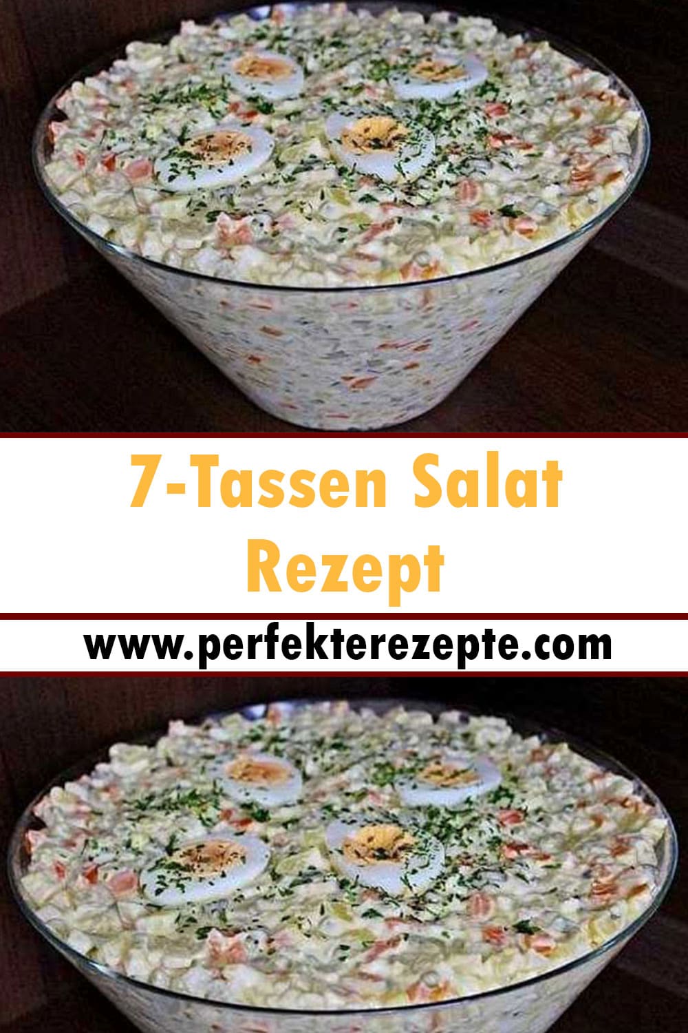 7-Tassen Salat Rezept: einzigartig lecker