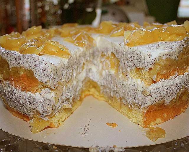 Apfel-Mohn Torte Rezept