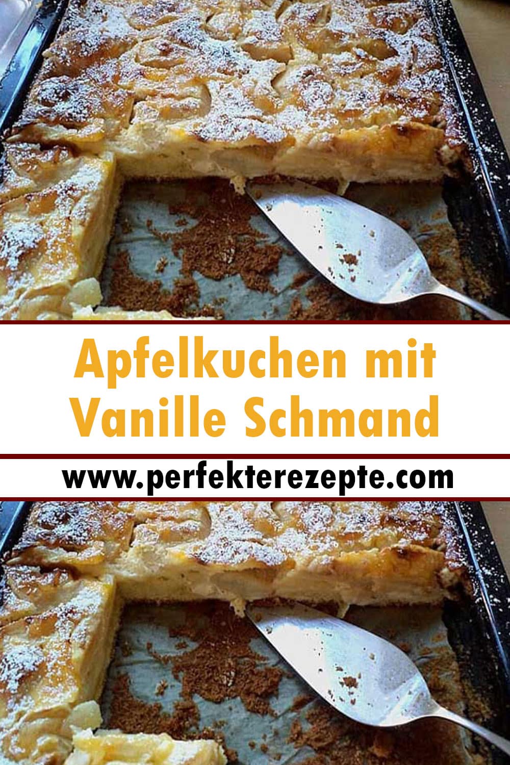Apfelkuchen mit leckeres Vanille Schmand Rezept