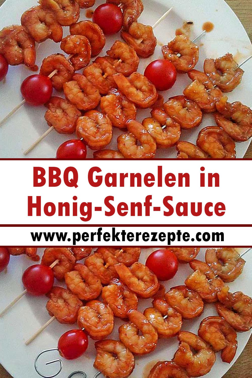 BBQ Garnelen in Honig-Senf-Sauce Rezept