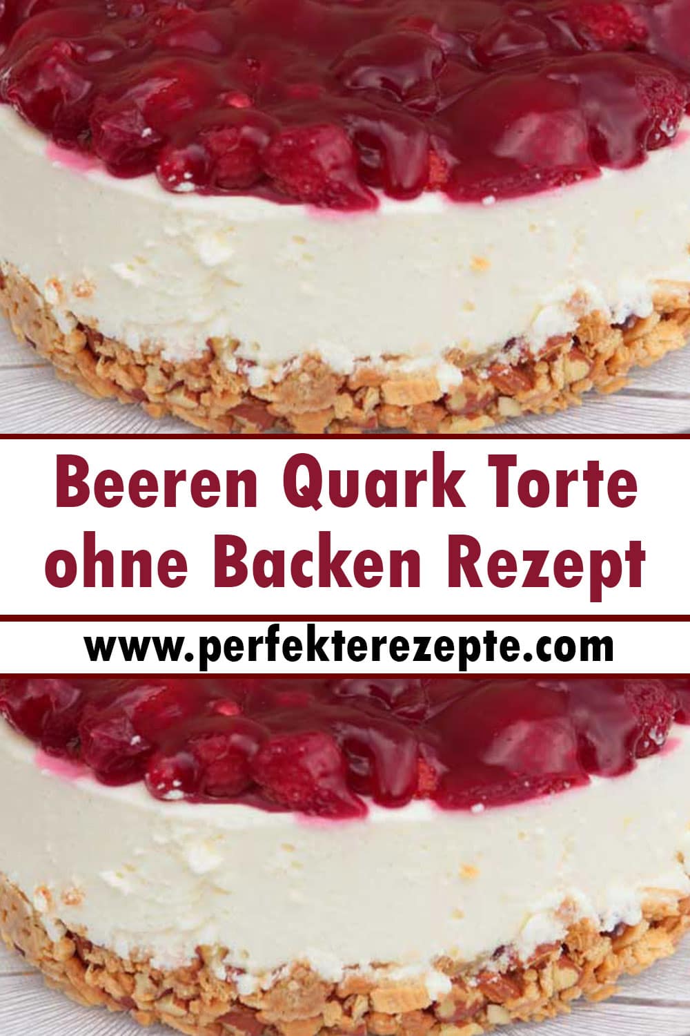 Beeren Quark Torte ohne Backen Rezept