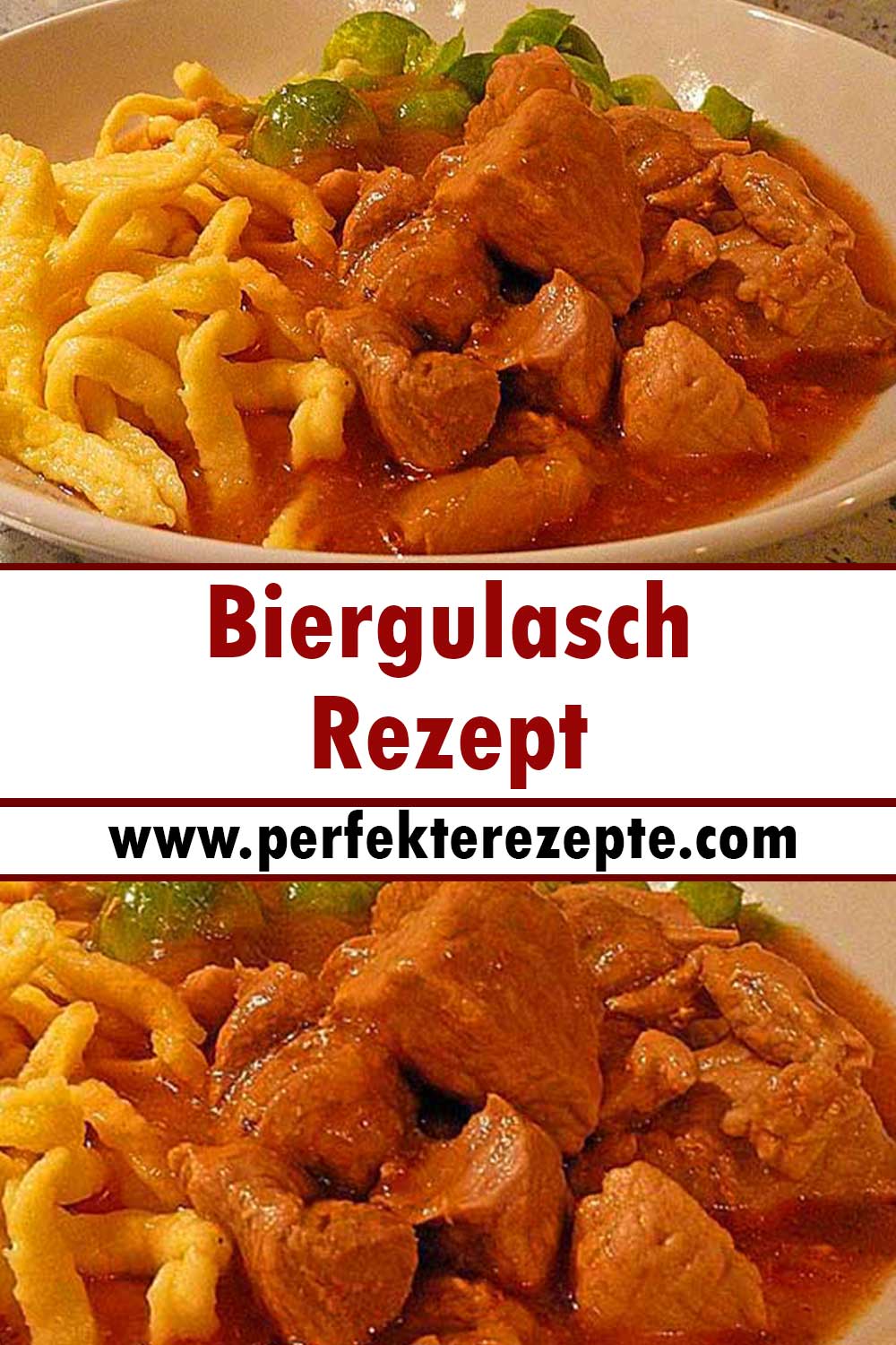 Biergulasch Rezept