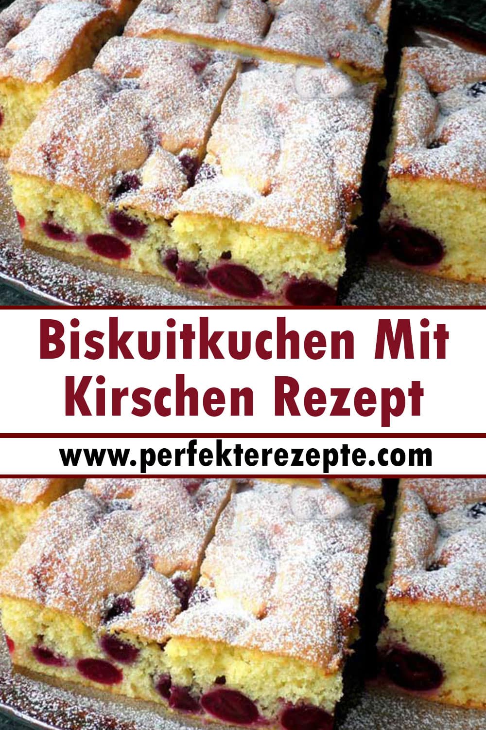 Biskuitkuchen Mit Kirschen Rezept