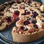 Brombeer-Quark-Kuchen mit Zimtstreuseln Rezept
