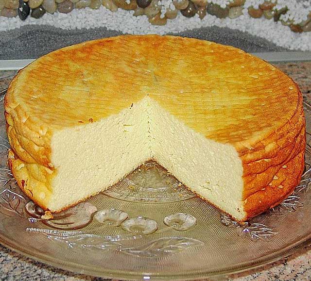 Einfacher Quarkkuchen ohne Boden Rezept