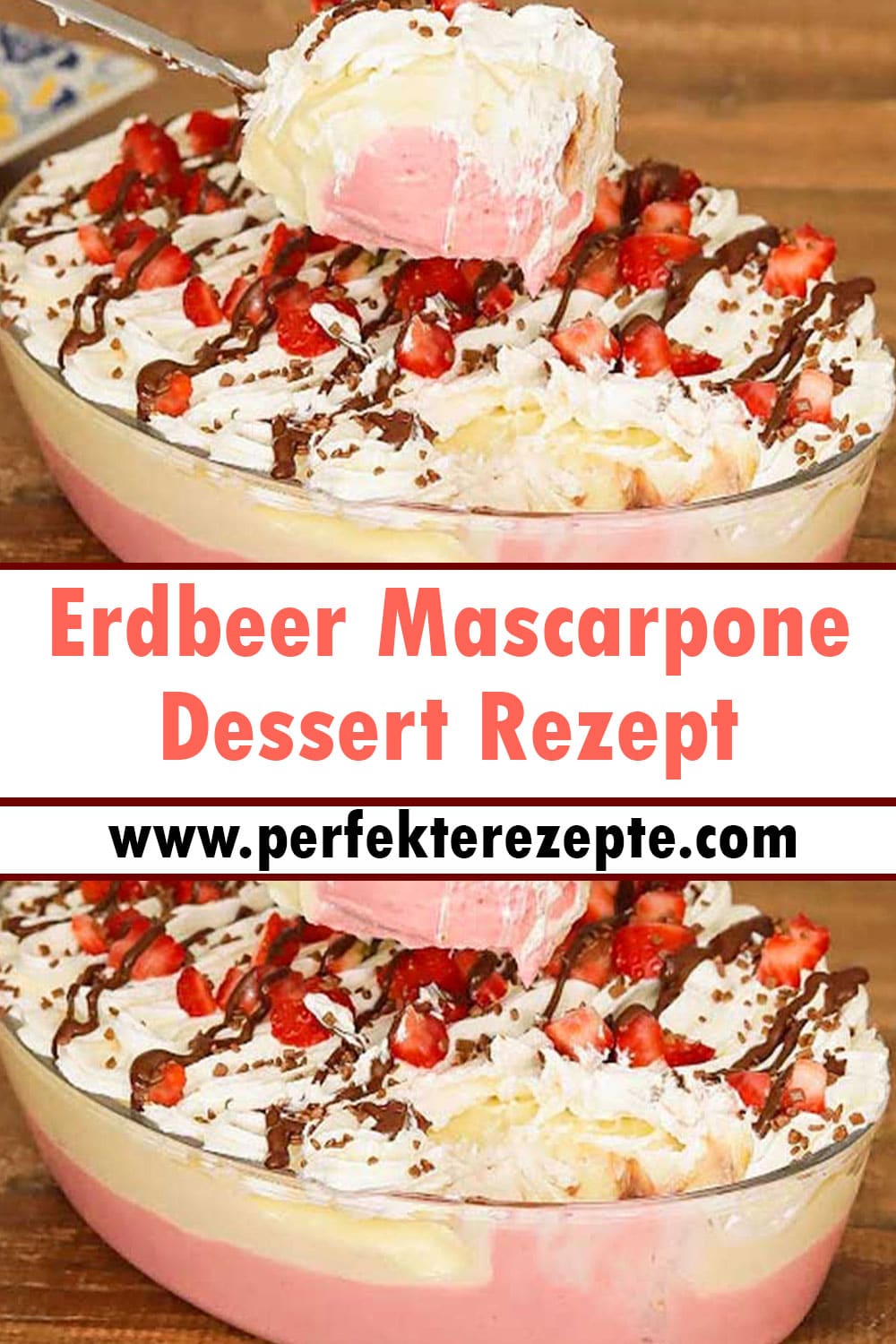 Erdbeer Mascarpone Dessert Rezept