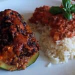 Gefüllte Zucchinischiffchen mit Feta Rezept