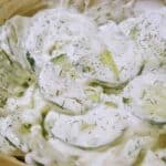 Gurkensalat mit Schmanddressing Rezept