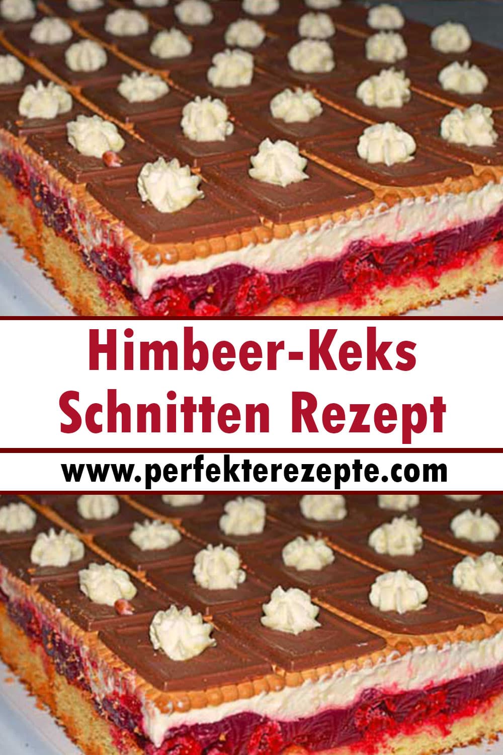 Himbeer-Keks-Schnitten Rezept