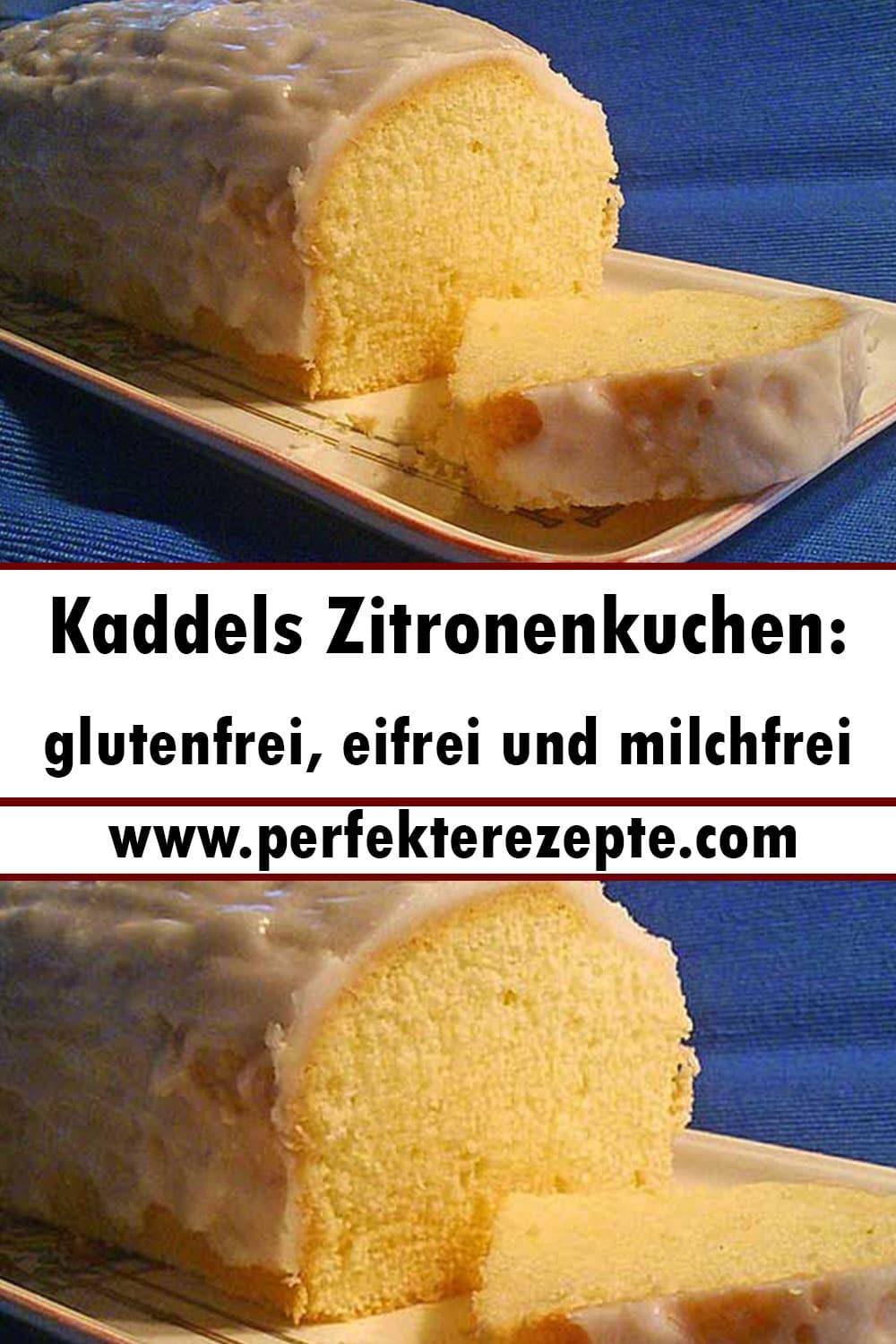 Kaddels Zitronenkuchen Rezept: glutenfrei, eifrei und milchfrei