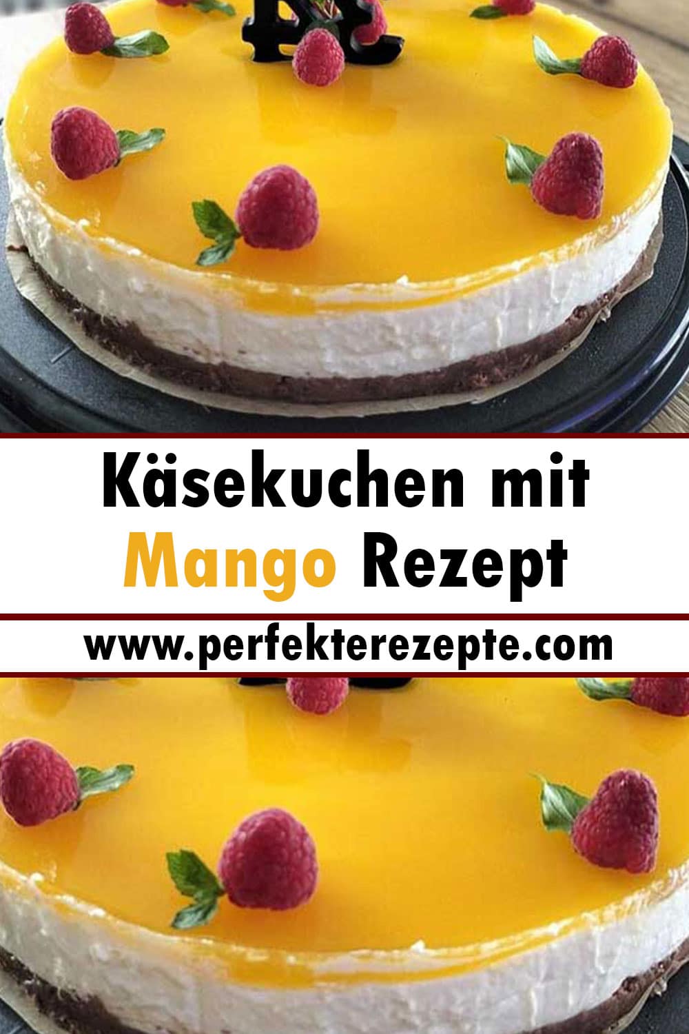 Käsekuchen mit Mango Rezept