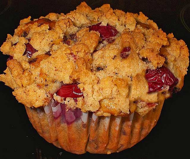 Kirsch-Muffins mit Streuseln Rezept