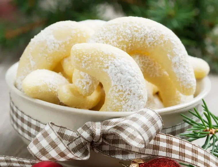 kokosKipferl - Vanillekipferl : Weihnachtsplätzchen Rezept